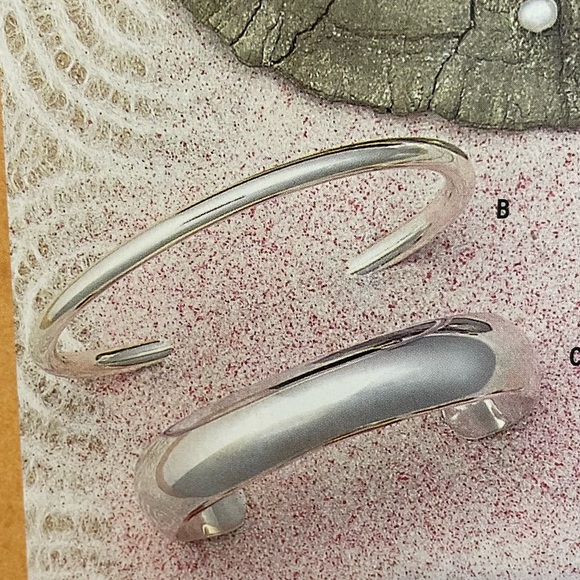 Silpada Rare Sterling Silver Slim Cuff Bracelet B0390 - Picture 2 of 16